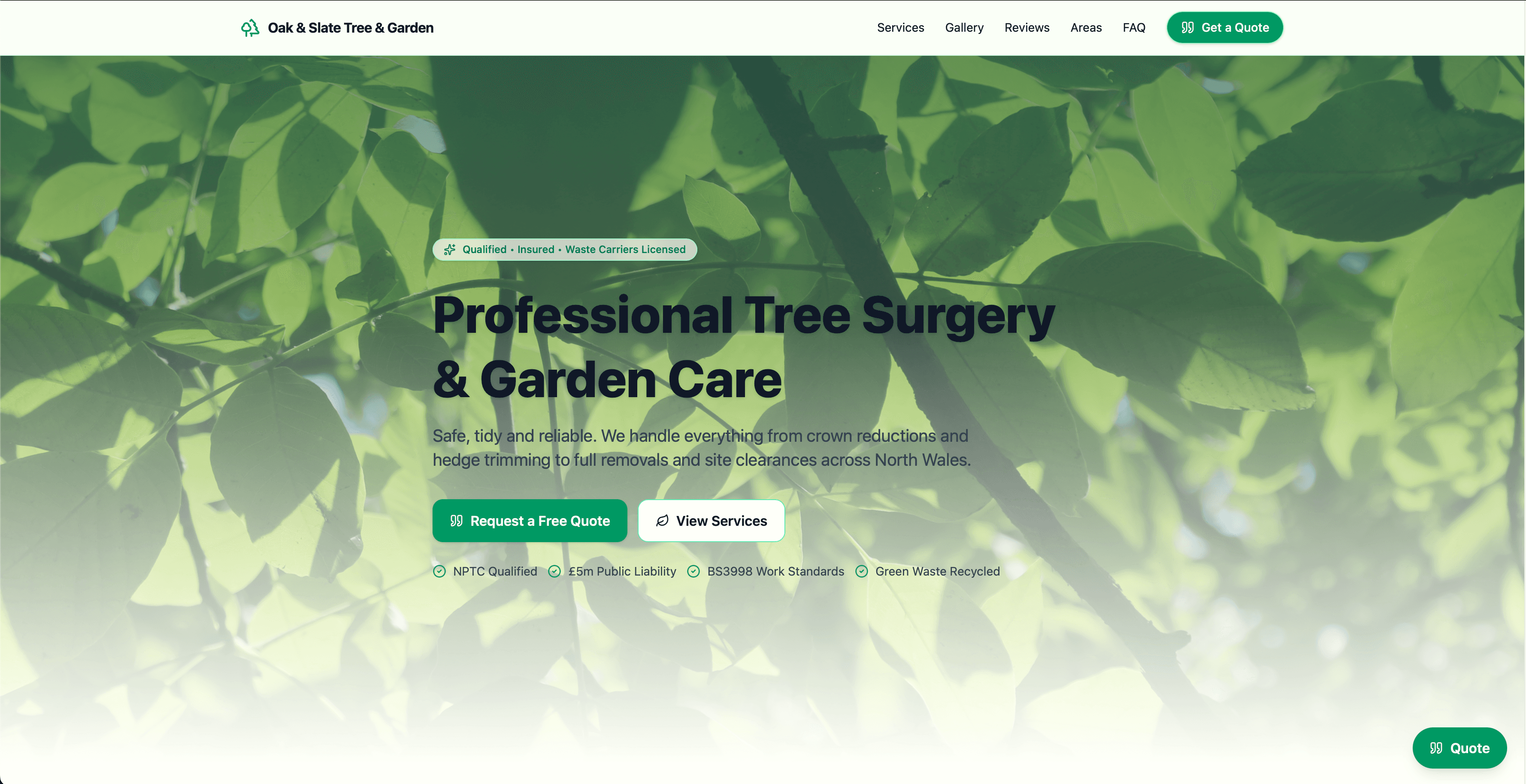 website preview